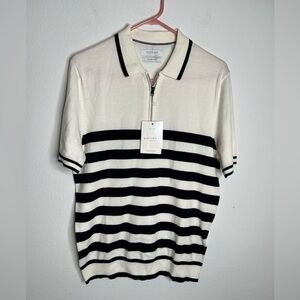 Cactus Man Ricky Singh Men's Shirt Short Sleeve Size Medium Black/white